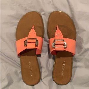Pink/Coral Sandals